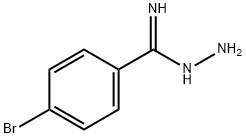 Benzenecarboximidic acid, 4-bromo-, hydrazide Structure