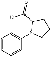 1-phenylpyrrolidine-2-carboxylic acid Structure