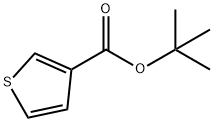 3-thiophenecarboxylic acid tert-butyl ester Structure