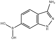 Boronic acid, B-(3-amino-1H-indazol-6-yl)- Structure