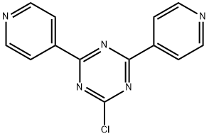 1,3,5-Triazine, 2-chloro-4,6-di-4-pyridinyl- Structure