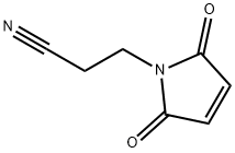 1H-Pyrrole-1-propanenitrile, 2,5-dihydro-2,5-dioxo Structure