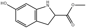 1H-Indole-2-carboxylic acid, 2,3-dihydro-6-hydroxy-, methyl ester Structure