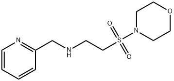 2-Pyridinemethanamine, N-[2-(4-morpholinylsulfonyl)ethyl]- Structure