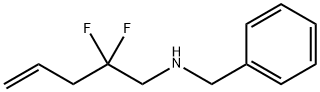 Benzyl-(2,2-difluoro-pent-4-enyl)-amine Structure