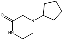 4-Cycl4-Cyclopentyl-2-piperazinoneopentyl-2-piperazinone Structure