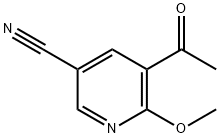 5-Acetyl-6-methoxynicotinonitrile Structure