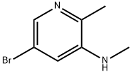 3-Pyridinamine, 5-bromo-N,2-dimethyl- Structure