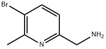 2-Pyridinemethanamine, 5-bromo-6-methyl- Structure