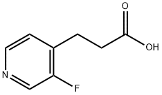 3-(3-Fluoropyridin-4-yl)propanoic acid 구조식 이미지