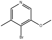 Pyridine, 4-bromo-3-methoxy-5-methyl- Structure