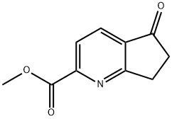 methyl 5-oxo-5H,6H,7H-cyclopenta[b]pyridine-2-carboxylate Structure