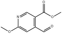 methyl 4-formyl-6-methoxynicotinate Structure