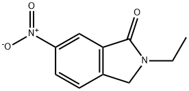 1H-Isoindol-1-one, 2-ethyl-2,3-dihydro-6-nitro- Structure