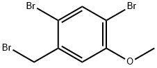 1,5-Dibromo-2-(bromomethyl)-4-methoxybenzene Structure