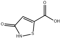 5-Isothiazolecarboxylic acid, 2,3-dihydro-3-oxo- Structure