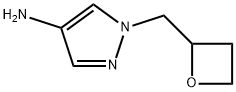 1-(Oxetan-2-ylmethyl)-1H-pyrazol-4-amine 구조식 이미지