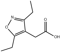 2-(diethyl-1,2-oxazol-4-yl)acetic acid Structure