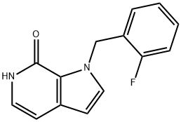 1-[(2-fluorophenyl)methyl]-1H,6H,7H-pyrrolo[2,3-c]pyridin-7-one Structure