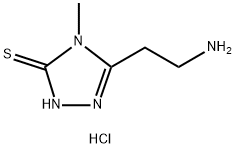 5-(2-Aminoethyl)-4-methyl-4h-1,2,4-triazole-3-thiol hydrochloride Structure