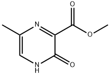 2-Pyrazinecarboxylic acid, 3,4-dihydro-6-methyl-3-oxo-, methyl ester Structure