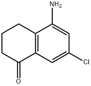 1(2H)-Naphthalenone, 5-amino-7-chloro-3,4-dihydro- Structure