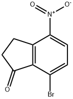 1H-Inden-1-one, 7-bromo-2,3-dihydro-4-nitro- 구조식 이미지