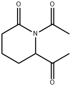 2-Piperidinone, 1,6-diacetyl- Structure