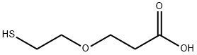 Propanoic acid, 3-(2-mercaptoethoxy)- Structure