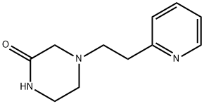 4-[2-(2-Pyridinyl)ethyl]-2-piperazinone Structure