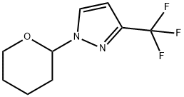 1-tetrahydro-2H-pyran-2-yl-3-(trifluoromethyl)-1H-pyrazole Structure