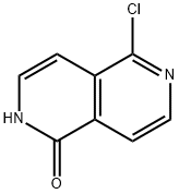 2,6-Naphthyridin-1(2H)-one, 5-chloro- Structure