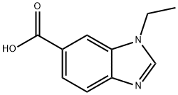 1H-Benzimidazole-6-carboxylic acid, 1-ethyl- Structure