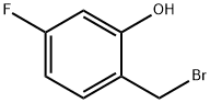 Phenol, 2-(bromomethyl)-5-fluoro- Structure