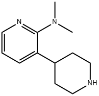 2-Pyridinamine,N,N-dimethyl-3-(4-piperidinyl)- Structure