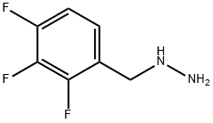 Hydrazine, [(2,3,4-trifluorophenyl)methyl]- 구조식 이미지