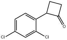 Cyclobutanone, 2-(2,4-dichlorophenyl)- 구조식 이미지