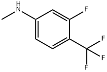 (3-Fluoro-4-trifluoromethyl-phenyl)-methyl-amine Structure