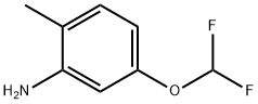 Benzenamine, 5-(difluoromethoxy)-2-methyl- 구조식 이미지
