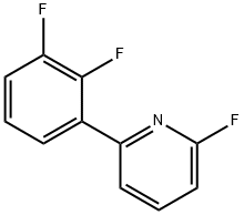 Pyridine, 2-(2,3-difluorophenyl)-6-fluoro- Structure