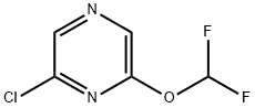 2-chloro-6-(difluoromethoxy)pyrazine Structure