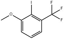 Benzene, 2-iodo-1-methoxy-3-(trifluoromethyl)- 구조식 이미지