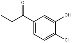 1-Propanone, 1-(4-chloro-3-hydroxyphenyl)- Structure