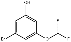 3-bromo-5-(difluoromethoxy)phenol Structure