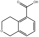 1H-2-Benzopyran-5-carboxylic acid, 3,4-dihydro- Structure