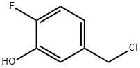 5-(chloromethyl)-2-fluoro-phenol Structure
