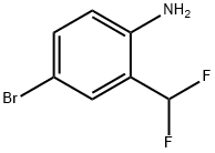 4-bromo-2-(difluoromethyl)aniline Structure