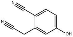 Benzeneacetonitrile, 2-cyano-5-hydroxy- Structure