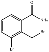 Benzamide, 3-bromo-2-(bromomethyl)- Structure