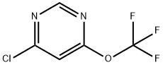 Pyrimidine, 4-chloro-6-(trifluoromethoxy)- Structure